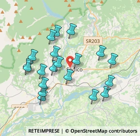 Mappa Piazza Beato Padre Marco d'Aviano, 32036 Sedico BL, Italia (3.615)