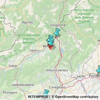 Mappa Via Badilet, 32100 Belluno BL, Italia (37.15167)
