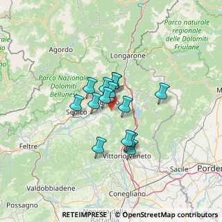 Mappa Via Badilet, 32100 Belluno BL, Italia (8.74786)