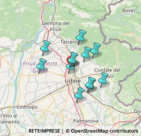 Mappa Via Perugia, 33010 Feletto Umberto UD, Italia (9.61)