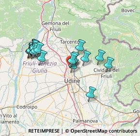 Mappa Via Perugia, 33010 Feletto Umberto UD, Italia (13.3915)
