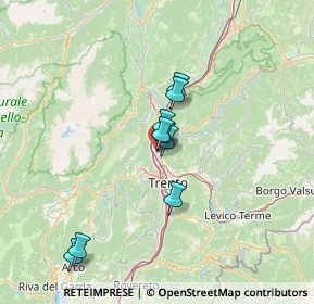 Mappa Via dei Masadori, 38121 Trento TN, Italia (19.47)