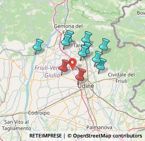 Mappa Via Borgo Bassi Inferiore, 33030 Moruzzo UD, Italia (9.59727)