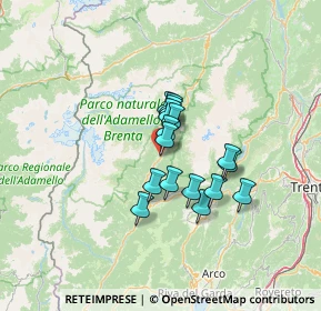 Mappa Strembo, 38080 Strembo TN, Italia (8.84938)