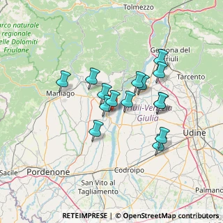 Mappa Via Tagliamento, 33097 Spilimbergo PN, Italia (11.13267)