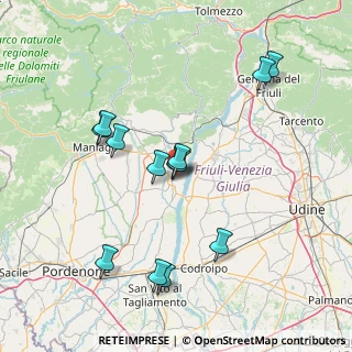 Mappa Via Tagliamento, 33097 Spilimbergo PN, Italia (14.59154)