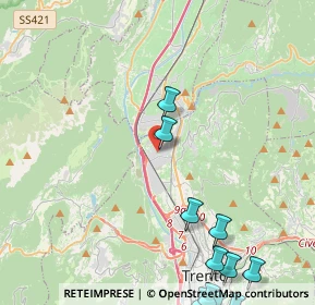 Mappa Via dei Masadori, 38100 Trento TN, Italia (6.19545)