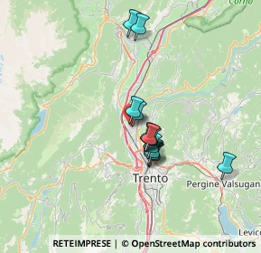Mappa Via dei Masadori, 38100 Trento TN, Italia (5.16923)