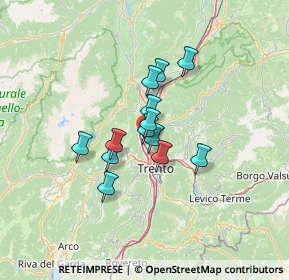 Mappa Via dei Masadori, 38100 Trento TN, Italia (8.75077)