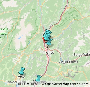 Mappa Via dei Masadori, 38100 Trento TN, Italia (17.61091)