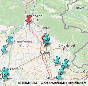 Mappa Strada Provinciale Tresemane, 33010 Tavagnacco UD, Italia (22.702)