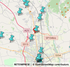 Mappa Strada Provinciale Tresemane, 33010 Tavagnacco UD, Italia (5.70056)