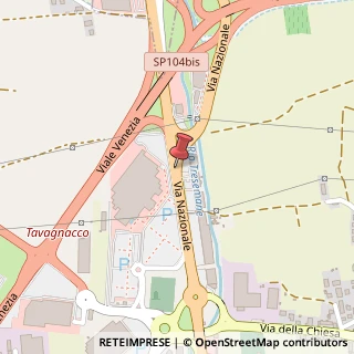 Mappa Via Nazionale,  127, 33010 Tavagnacco, Udine (Friuli-Venezia Giulia)