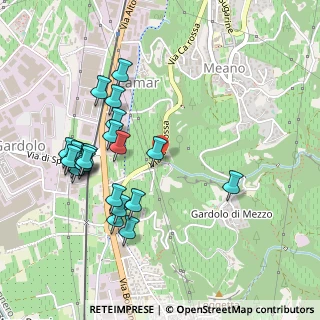 Mappa Via Cà Rossa, 38121 Trento TN, Italia (0.50385)