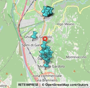 Mappa Via Cà Rossa, 38121 Trento TN, Italia (1.815)