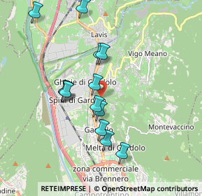 Mappa Via Cà Rossa, 38121 Trento TN, Italia (1.71385)