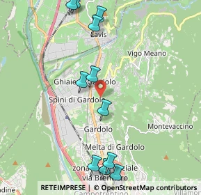 Mappa Via Cà Rossa, 38121 Trento TN, Italia (2.40364)