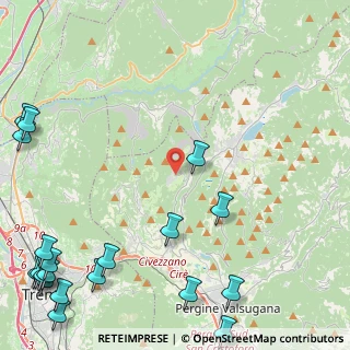 Mappa Via Fondi, 38040 Fornace TN, Italia (7.221)