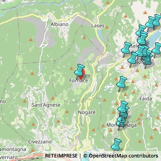 Mappa Via Fondi, 38040 Fornace TN, Italia (3.303)