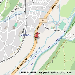 Mappa Via Nazionale, 40, 25040 Malonno, Brescia (Lombardia)