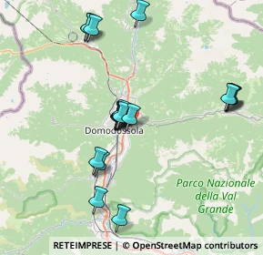 Mappa Via Provinciale Alta, 28859 Trontano VB, Italia (7.0685)