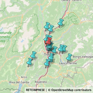 Mappa Via di Spini, 38100 Trento TN, Italia (9.2085)