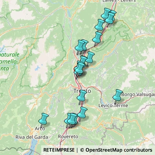 Mappa Via di Spini, 38100 Trento TN, Italia (14.7405)