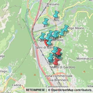 Mappa Via di Spini, 38100 Trento TN, Italia (1.29789)