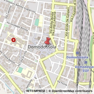 Mappa Piazza V Vie, 8, 28845 Domodossola, Verbano-Cusio-Ossola (Piemonte)