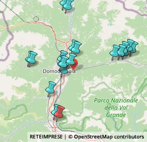 Mappa Via Ugo Foscolo, 28859 Trontano VB, Italia (7.7145)