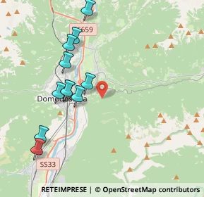 Mappa Via Ugo Foscolo, 28859 Trontano VB, Italia (3.97364)