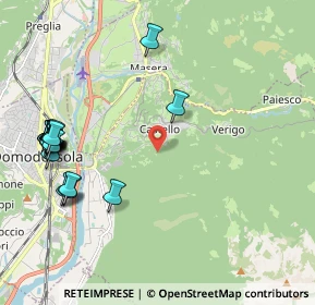 Mappa Via Ugo Foscolo, 28859 Trontano VB, Italia (2.554)
