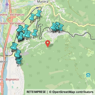 Mappa Via Ugo Foscolo, 28859 Trontano VB, Italia (1.24828)