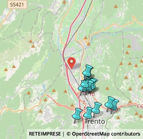 Mappa Zona Industriale Spini, 38121 Trento TN, Italia (4.07)