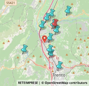 Mappa Zona Industriale Spini, 38121 Trento TN, Italia (3.25)