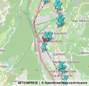 Mappa Zona Industriale Spini, 38121 Trento TN, Italia (2.17583)