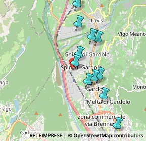 Mappa Zona Industriale Spini, 38121 Trento TN, Italia (1.86583)