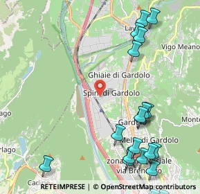Mappa Zona Industriale Spini, 38121 Trento TN, Italia (2.8755)