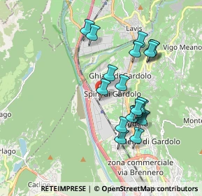 Mappa Zona Industriale Spini, 38121 Trento TN, Italia (1.673)