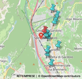 Mappa Zona Industriale Spini, 38121 Trento TN, Italia (1.5275)