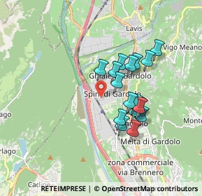 Mappa Zona Industriale Spini, 38121 Trento TN, Italia (1.40353)