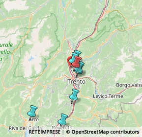 Mappa Zona Industriale Spini, 38121 Trento TN, Italia (28.2725)
