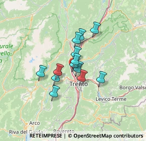 Mappa Zona Industriale Spini, 38121 Trento TN, Italia (8.70385)