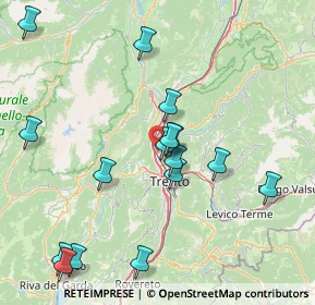 Mappa Zona Industriale Spini, 38121 Trento TN, Italia (16.88438)