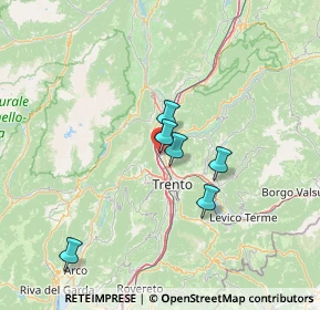 Mappa Zona Industriale Spini, 38121 Trento TN, Italia (29.615)