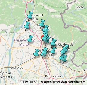 Mappa Via Vittorio Alfieri, 33010 Tavagnacco UD, Italia (10.42789)