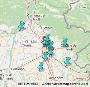 Mappa Via G. Pascoli, 33010 Tavagnacco UD, Italia (10.10727)
