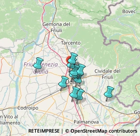Mappa Via G. Pascoli, 33010 Tavagnacco UD, Italia (9.78636)