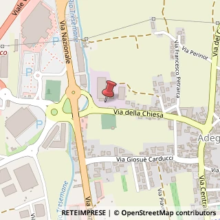 Mappa Via della Chiesa, 64, 33010 Tavagnacco, Udine (Friuli-Venezia Giulia)