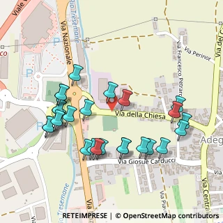 Mappa Via della Chiesa, 33010 Tavagnacco UD, Italia (0.24815)